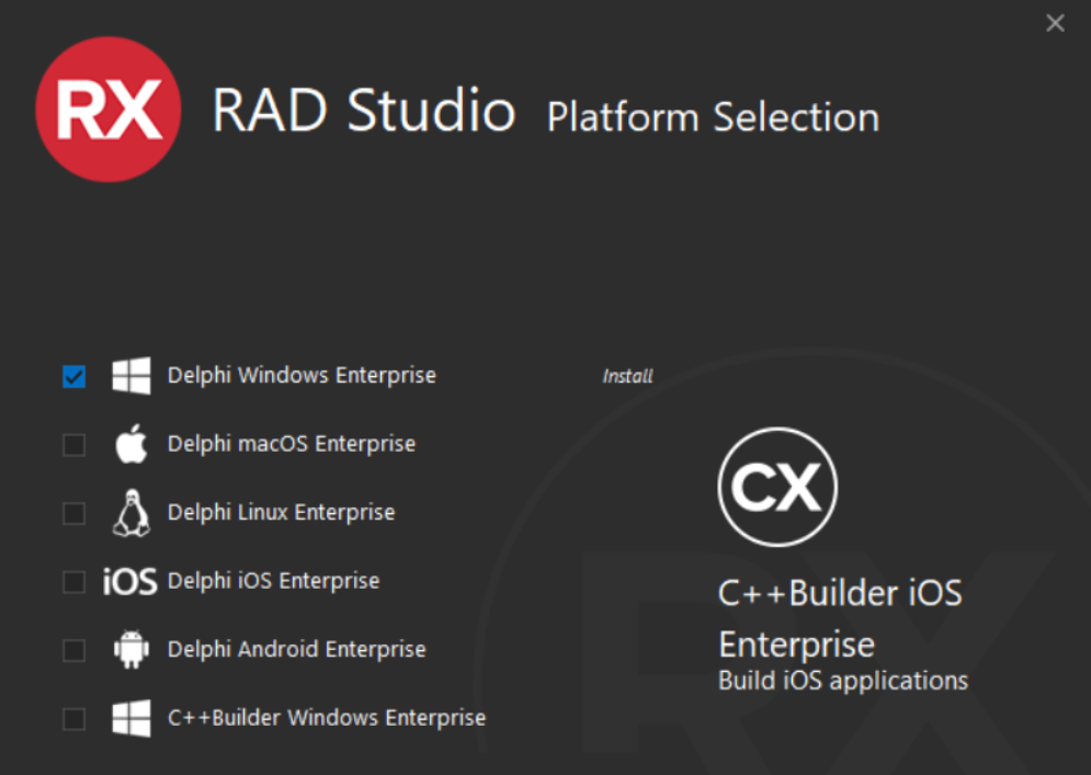 Win10下Delphi 10.4.2 （RAD Studio 10.4.2 ）安装教程图解