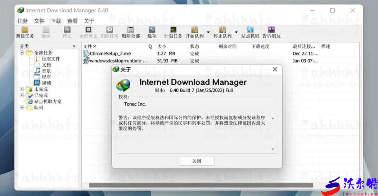 Internet Download Manager IDM 中文便携版 v6.41.21